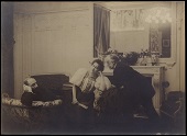 1895 Paul Poujaud, Mme. Arthur Fontaine, and Degas